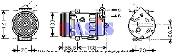 AKS DASIS Kompressor,kliimaseade 851409N
